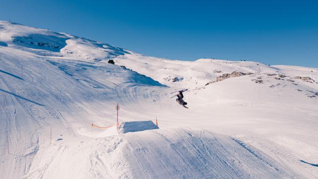 Winter Domaine Alpin Snowpark ©ot Le Dévoluy 19 01 2022 Drone 2