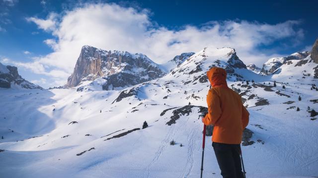 Randonnée en hiver dans le Vallon d'Ane