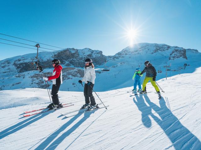 Ski en famille sur le domaine skiable du Dévoluy