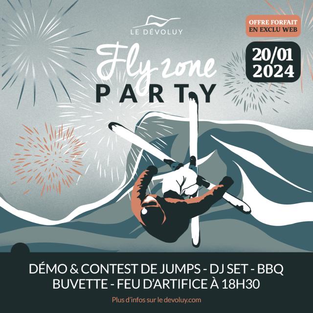 Flyzone Party dans Le Dévoluy