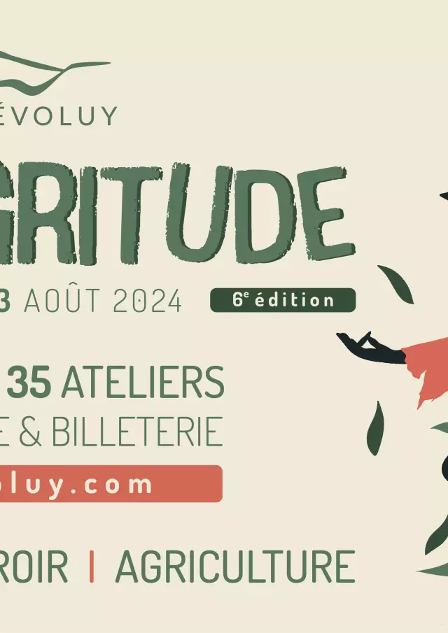 Affiche Zen Agritude 2024 dans Le Dévoluy