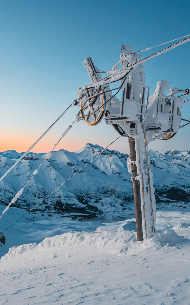 Téléski du Pierra dans le Dévoluy; Hautes Alpes