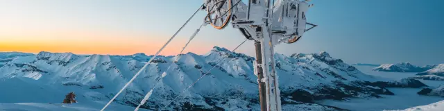 Téléski du Pierra dans le Dévoluy; Hautes Alpes