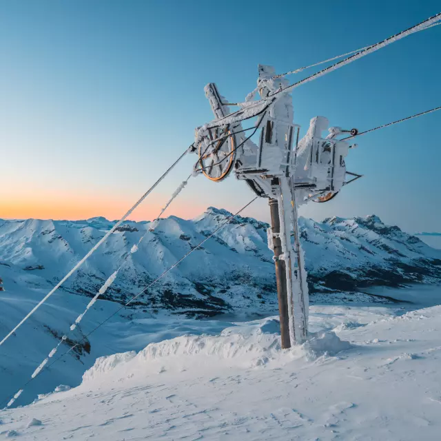 Téléski du Pierra dans le Dévoluy; Hautes Alpes