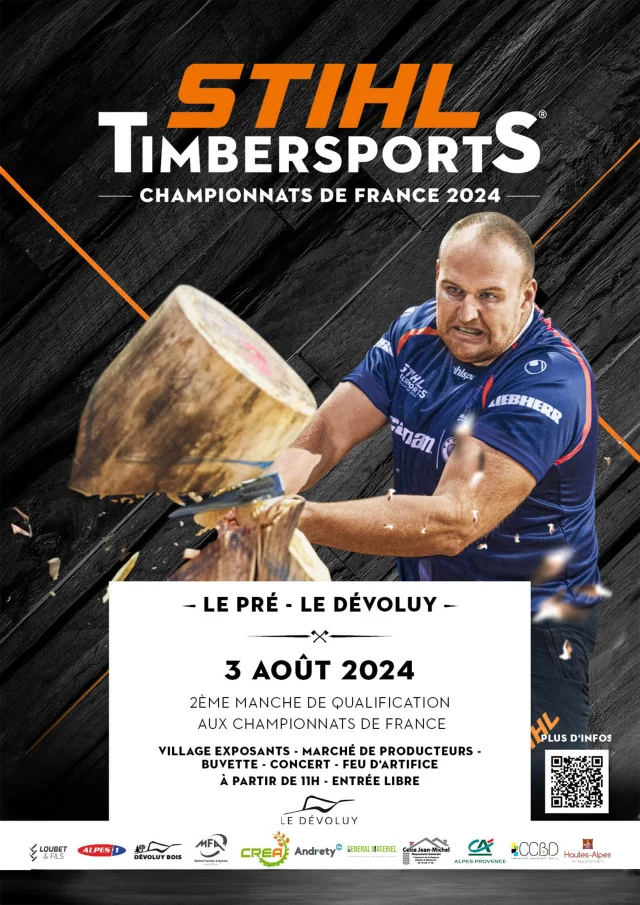 Affiche Stihl Timbersports Le Devoluy