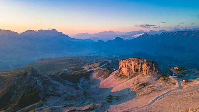 Ete Paysages Coucher De Soleil Depuis Le Pierra Ot Le Devoluy