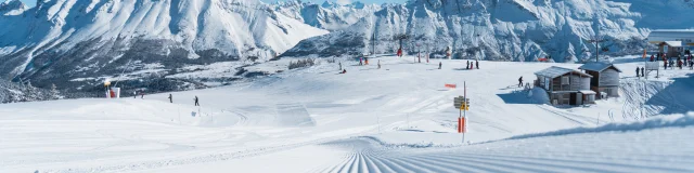 Sur les pistes de ski du Dévoluy, Hautes Alpes