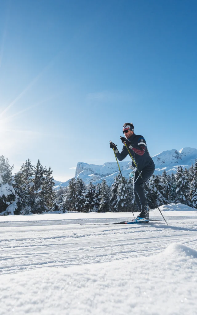 Ski de fond sur le domaine nordique du Dévoluy