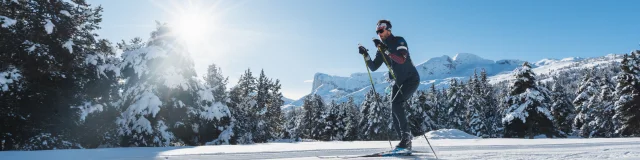 Ski de fond sur le domaine nordique du Dévoluy