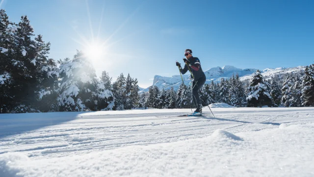 Ski de fond sur le domaine nordique du Dévoluy