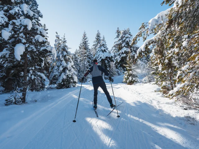 Ski de fond sur le domaine nordique du Dévoluy