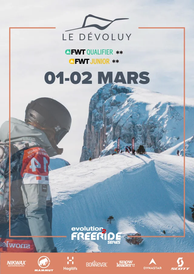 Affiche Freeride Le Devoluy 2025